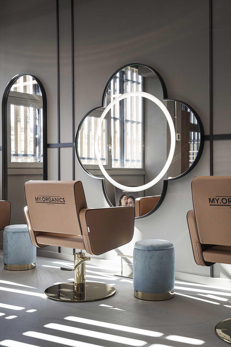 Elegant workstation setup at MY.ORGANICS training center