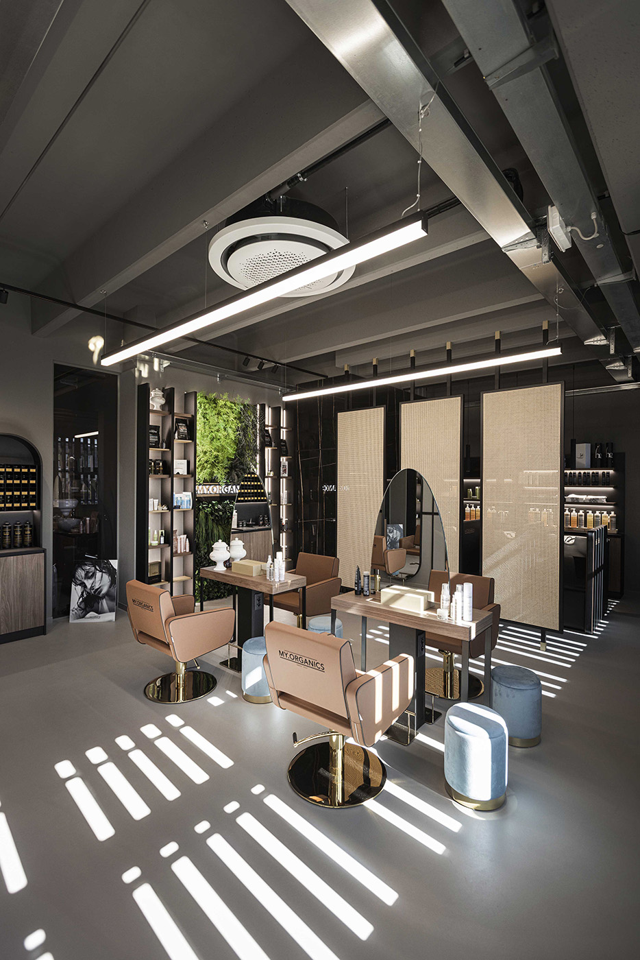 MY.ORGANICS Academy welcoming reception area