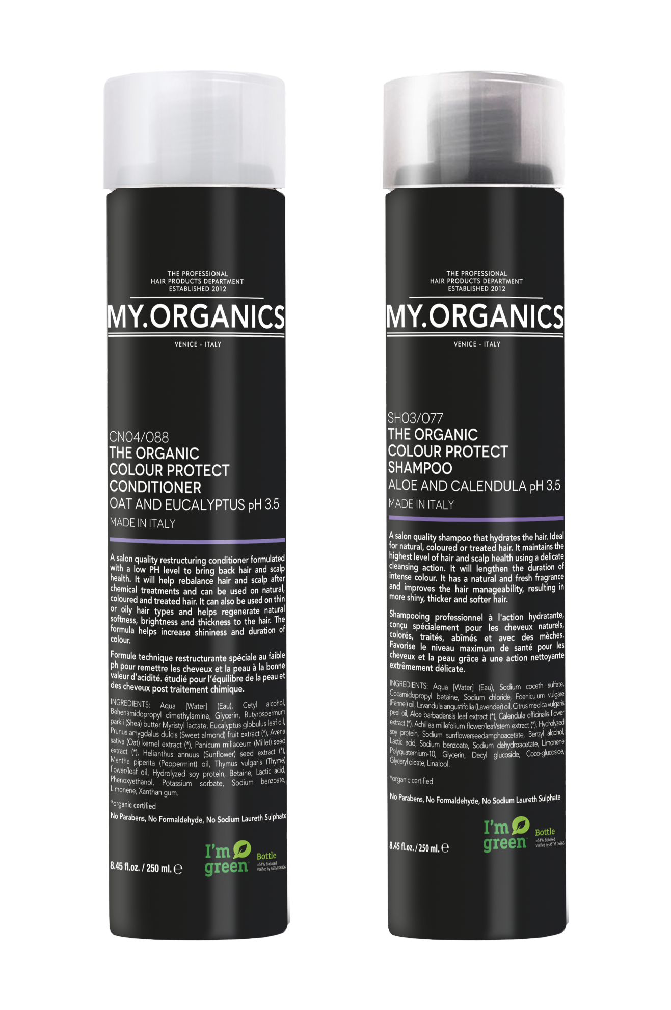 Colour Protect Line: products for hair - My.Organics