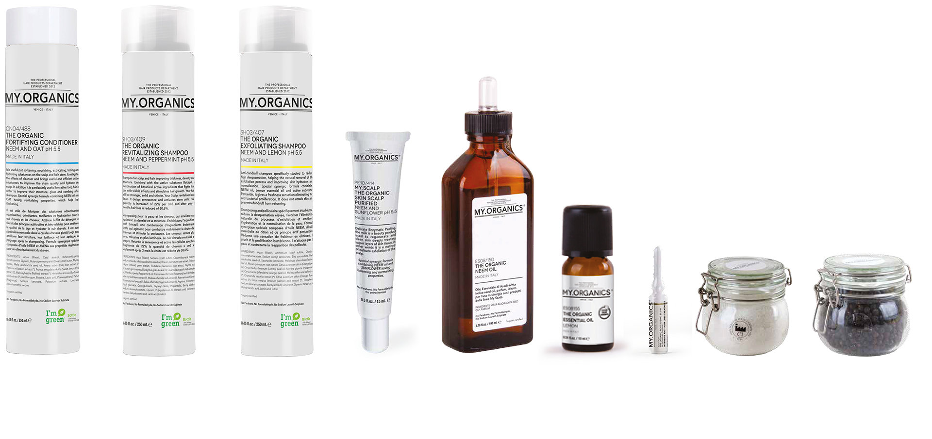 My.Scalp Line: products for hair, nails and skin - My.Organics
